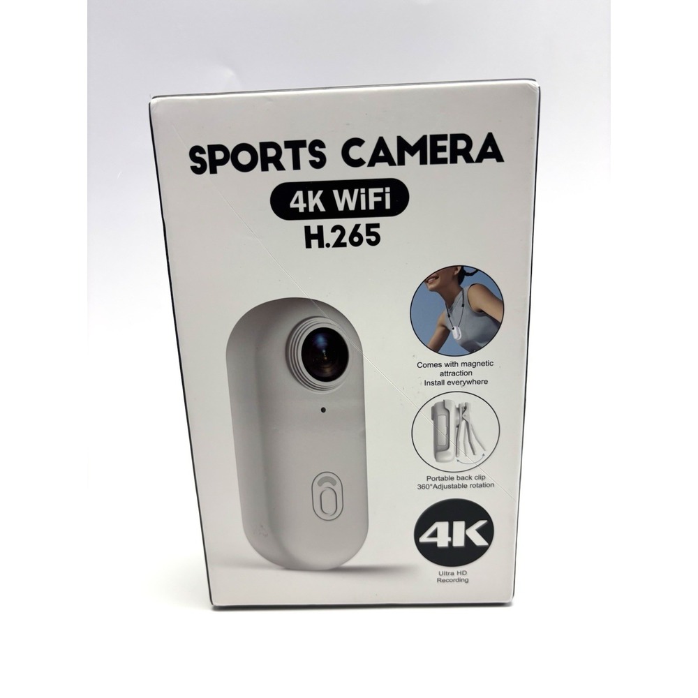 4K WiFi Sports Camera Waterproof 30M Action Cam H.265 Mini Body Cam New